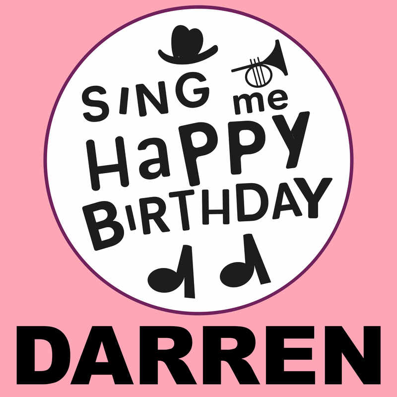 Sing Me Happy Birthday Darren - Album Cover
