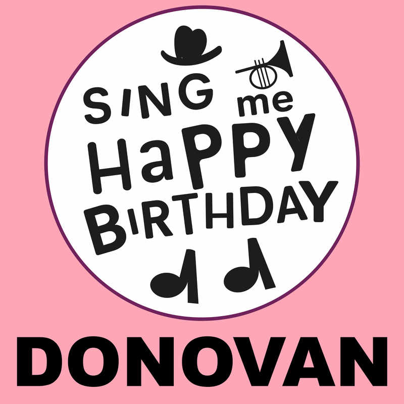 Sing Me Happy Birthday Donovan - Album Cover