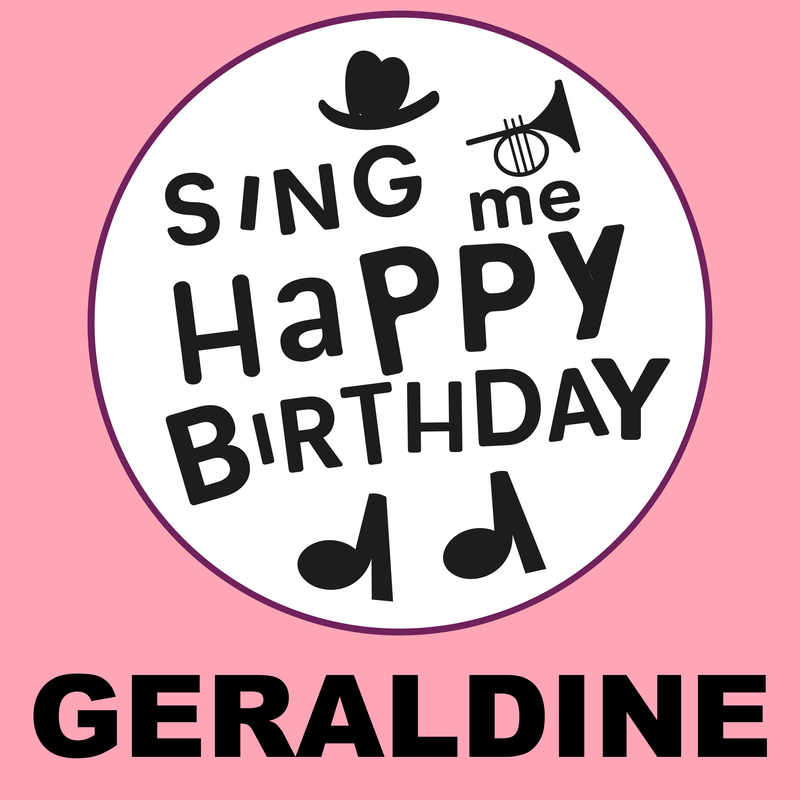 Sing Me Happy Birthday Geraldine - Album Cover