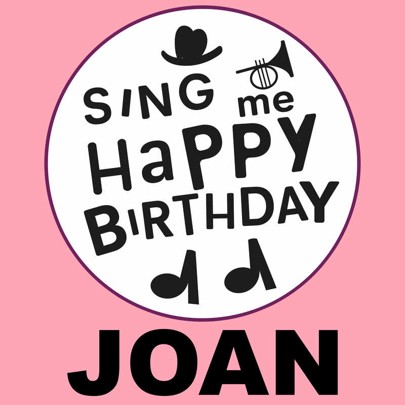 Sing Me Happy Birthday Joan - Album Cover
