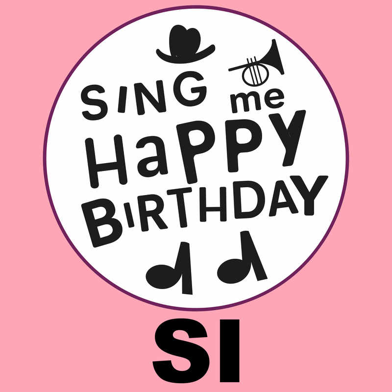 Sing Me Happy Birthday Si - Album Cover