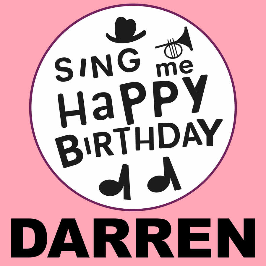 Sing Me Happy Birthday Darren - Album Cover